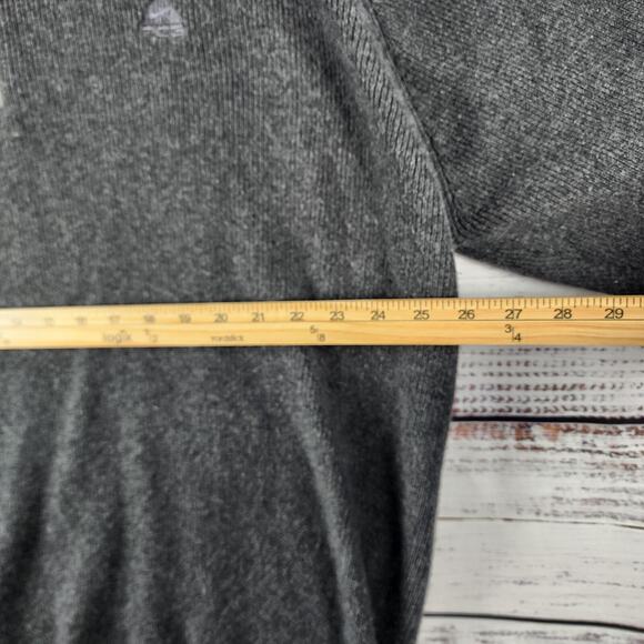 Vintage Nike ACG 1/4 Zip Sweater Men’s XL Gray Wool Blend Pullover Made in Hong - Picture 10 of 10